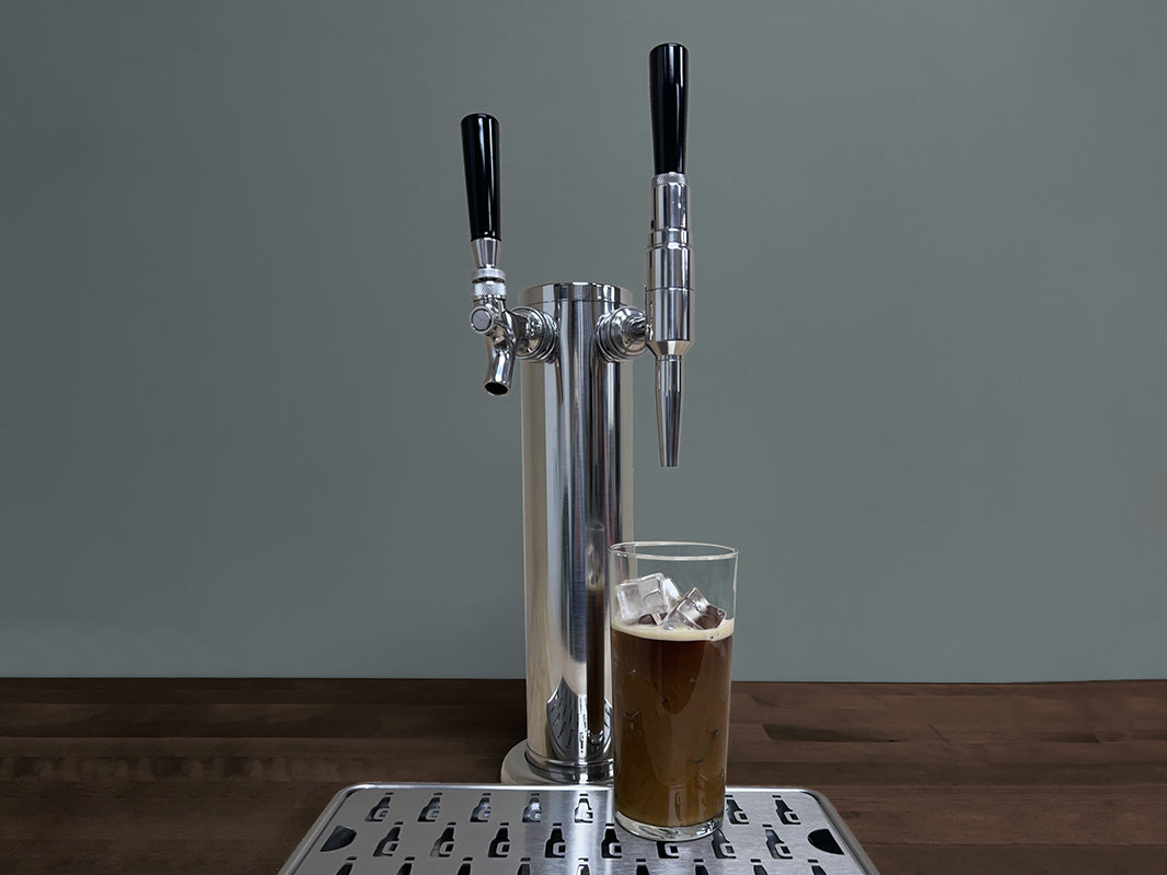 Zephyr 24" Kegerator & Beverage Cooler - Stainless Steel (PRKB24C01AG)