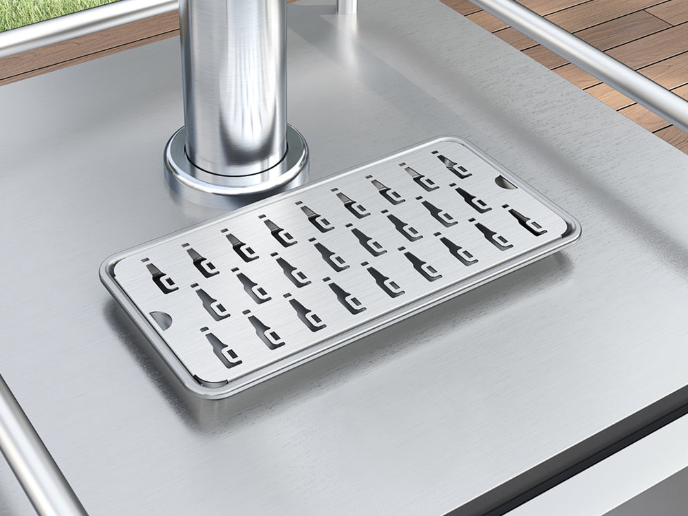 Zephyr 24" Outdoor Kegerator & Beverage Cooler - White (PRKB24C01ASOD)