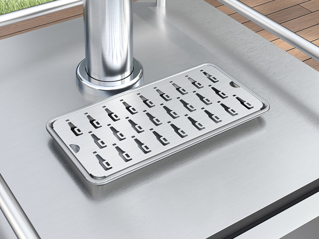 Zephyr 24" Outdoor Kegerator & Beverage Cooler - White (PRKB24C01ASOD)