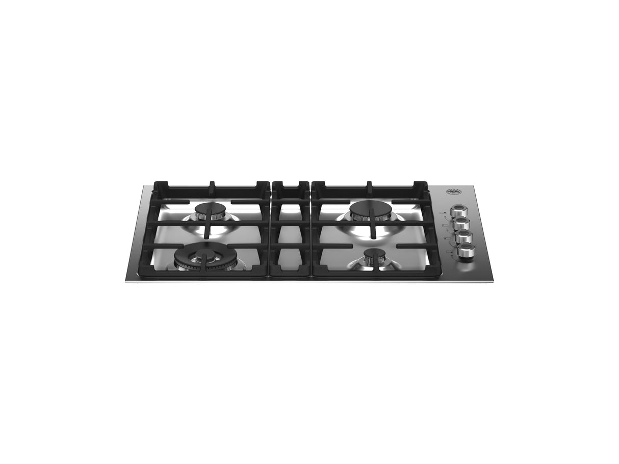 BERTAZZONI 30 Drop-in Gas Cooktop 4 burners - Stainless Steel (PROF304QXE)