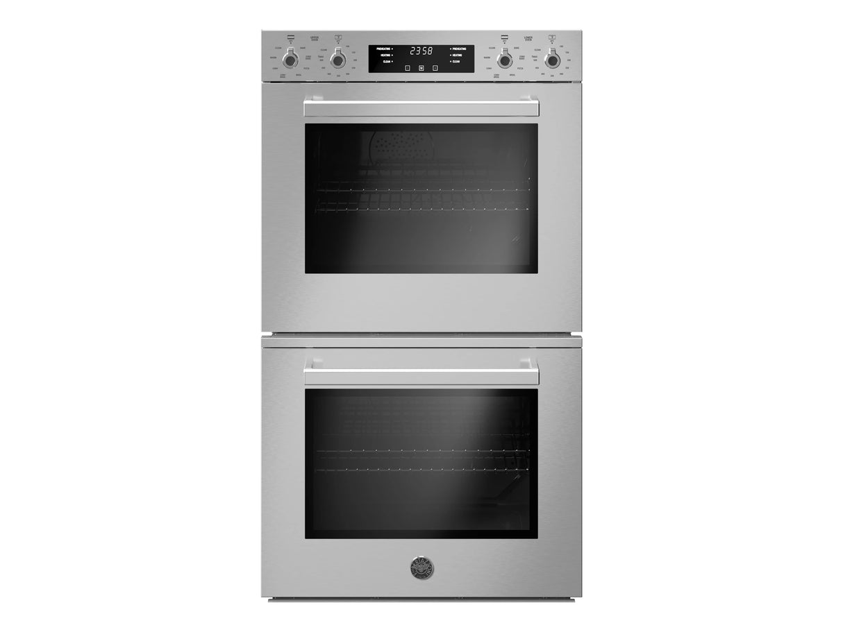 BERTAZZONI 30 Double Electric Convection Oven Self-Clean - Stainless Steel (PROF30FDEXV)