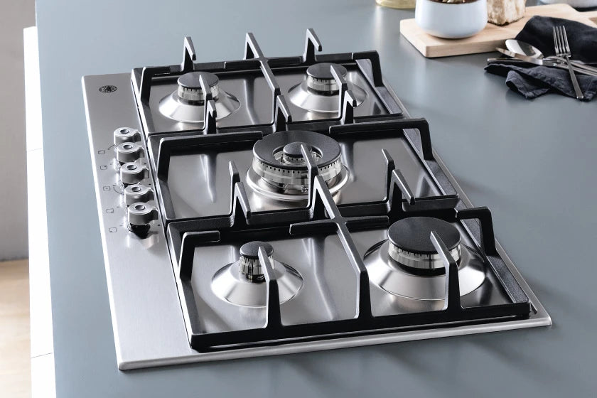 BERTAZZONI 36 Front Control Gas Cooktop 5 burners - Stainless Steel (PROF365CTXV)