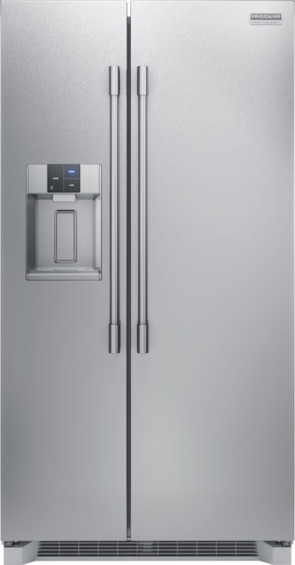 Frigidaire Professional 22 Cu. Ft. 36" Counter-Depth Side-by-Side Refrigerator - Stainless Steel (PRSC2222AF)