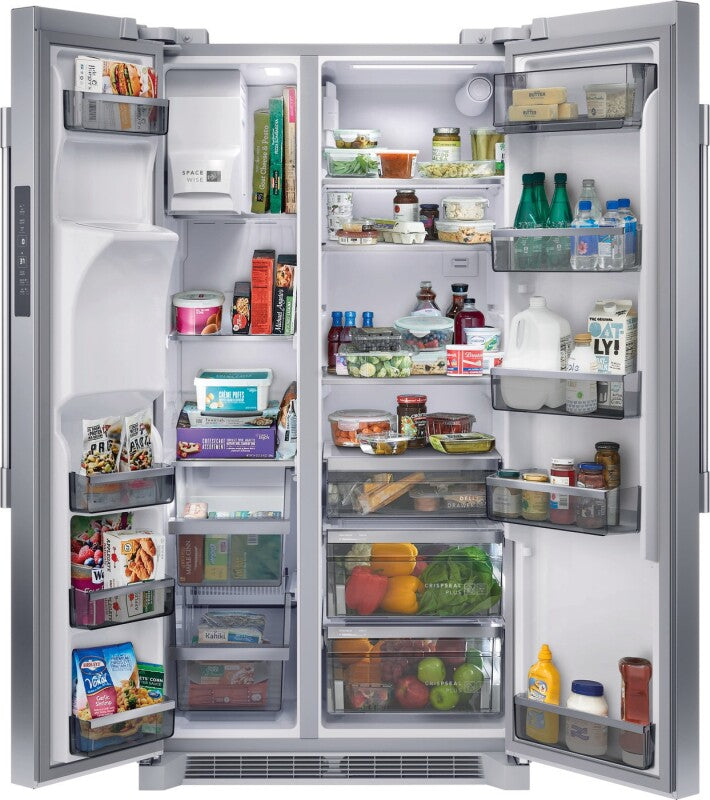 Frigidaire Professional 22 Cu. Ft. 36" Counter-Depth Side-by-Side Refrigerator - Stainless Steel (PRSC2222AF)