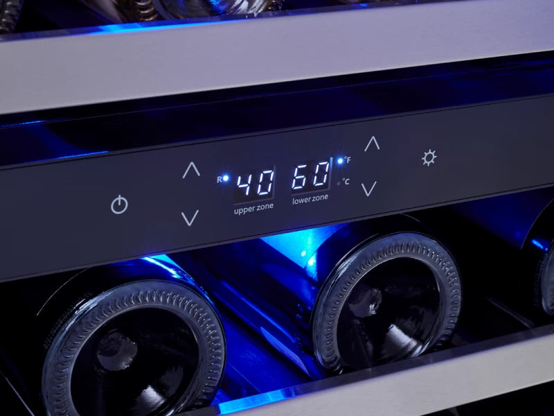 Zephyr 24" ADA Dual Zone Wine Cooler - Stainless Steel (PRW24C02AGADA)
