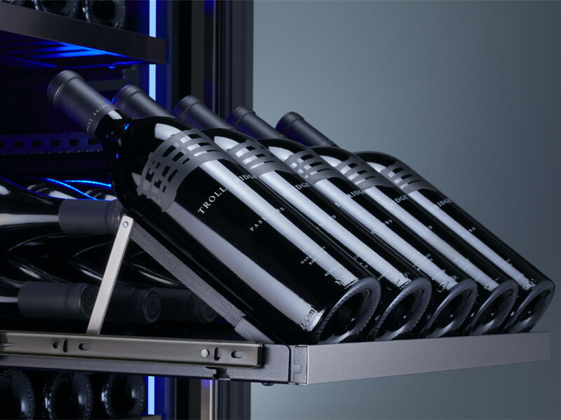 Zephyr 24" Full Size Dual Zone Wine & Beverage Cooler - Stainless Steel (PRWB24F02BG)