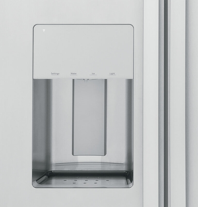 GE Profile 48" Smart Built-In Side-by-Side Refrigerator with Dispenser - Stainless Steel (PSB48YSNSS)