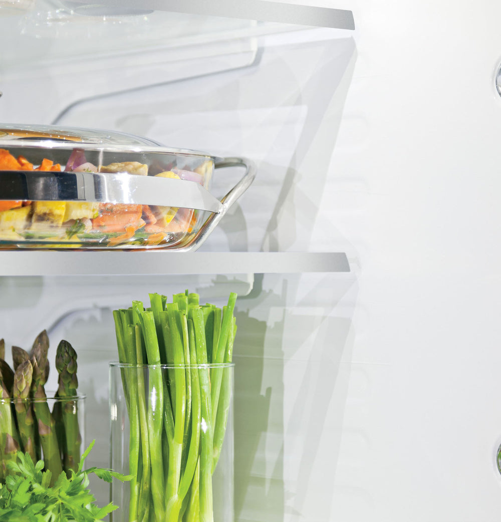 GE Profile 23.1 Cu. Ft. Counter-Depth Fingerprint Resistant French-Door Refrigerator - Stainless Steel (PWE23KYNFS)