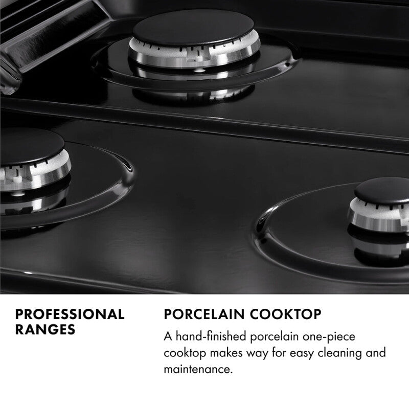 ZLINE 36 In. 4.6 Cu. Ft. Legacy Dual Fuel Range With 6 Burner Gas Cooktop And Electric Convection Oven In Stainless Steel - Stainless Steel (RA36)
