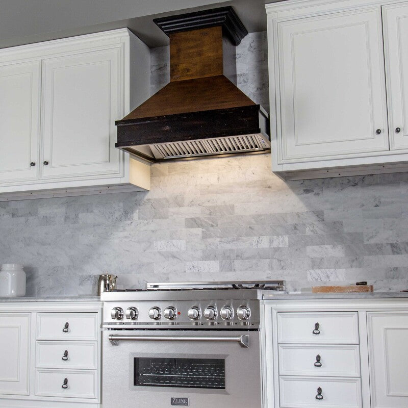 ZLINE 36" 4.6 cu. ft. Dual Fuel Range with Gas Stove and Electric Oven - Stainless Steel (RA36)