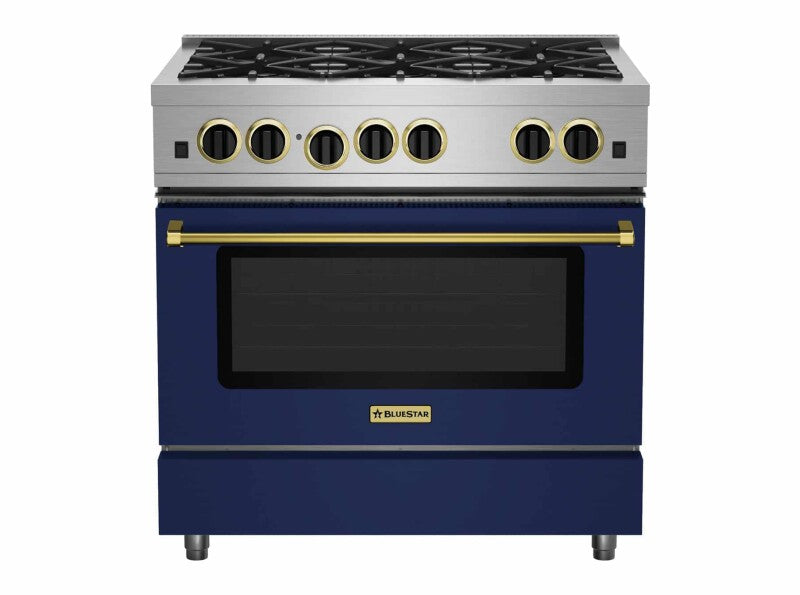 BLUESTAR 36″ Culinary Series (RCS) Sealed Burner Range - Stainless Steel (RCS36SBV2)