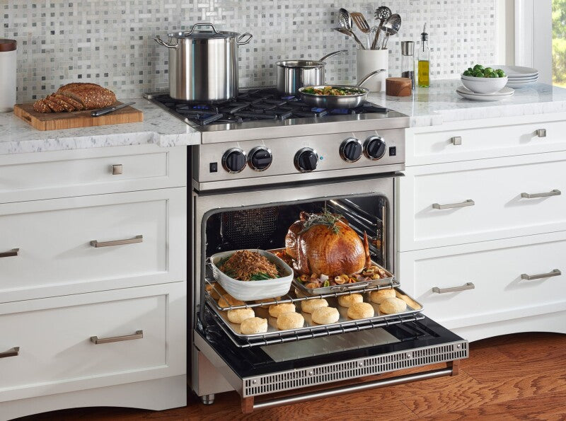 BLUESTAR 36″ Culinary Series (RCS) Sealed Burner Range - Stainless Steel (RCS36SBV2)