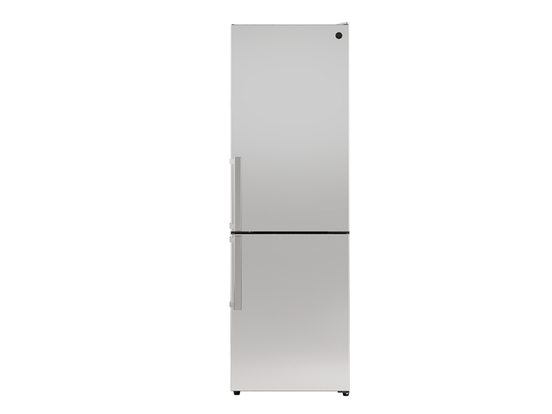 BERTAZZONI 24 In Freestanding Bottom Mount Refrigerator with Ice Maker - Stainless Steel (REF24BMFIXNV)
