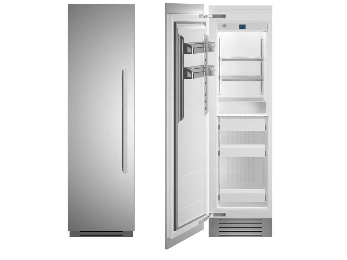 BERTAZZONI 24" Built-in Freezer column - Stainless - Left swing door - Stainless Steel (REF24FCIPIXL23)