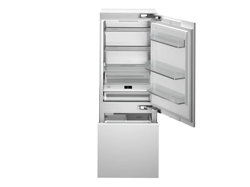 BERTAZZONI 30 inch Bottom Mount Built-in Refrigerator with ice maker & internal water dispenser - Panel Ready (REF30BMBZPNV)