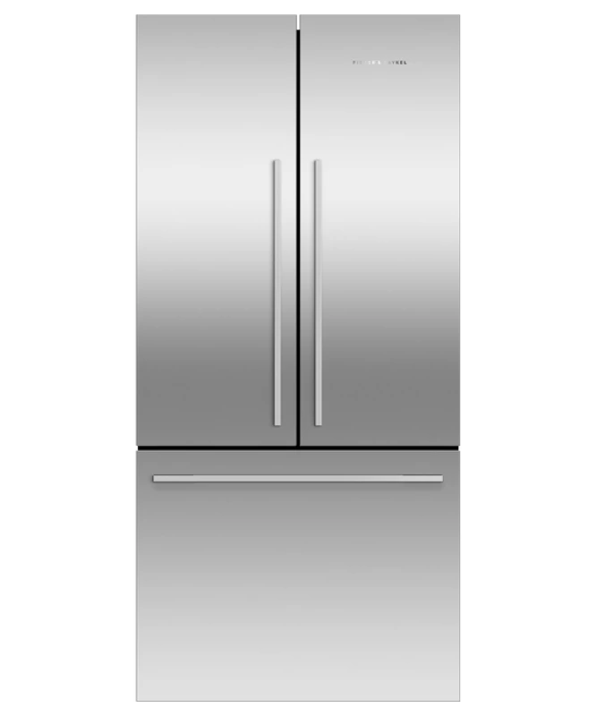 Fisher Paykel Freestanding French Door Refrigerator Freezer, 32", 17.1 cu ft, Ice - Stainless Steel (RF170ADJX4)