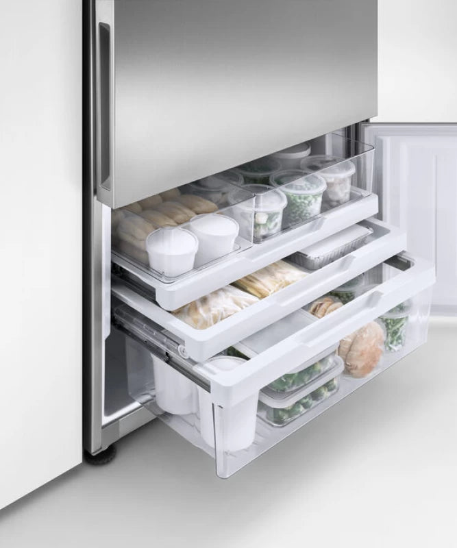Fisher Paykel Freestanding Refrigerator Freezer, 32", 17.5 cu ft - Stainless Steel (RF170BRPX6N)