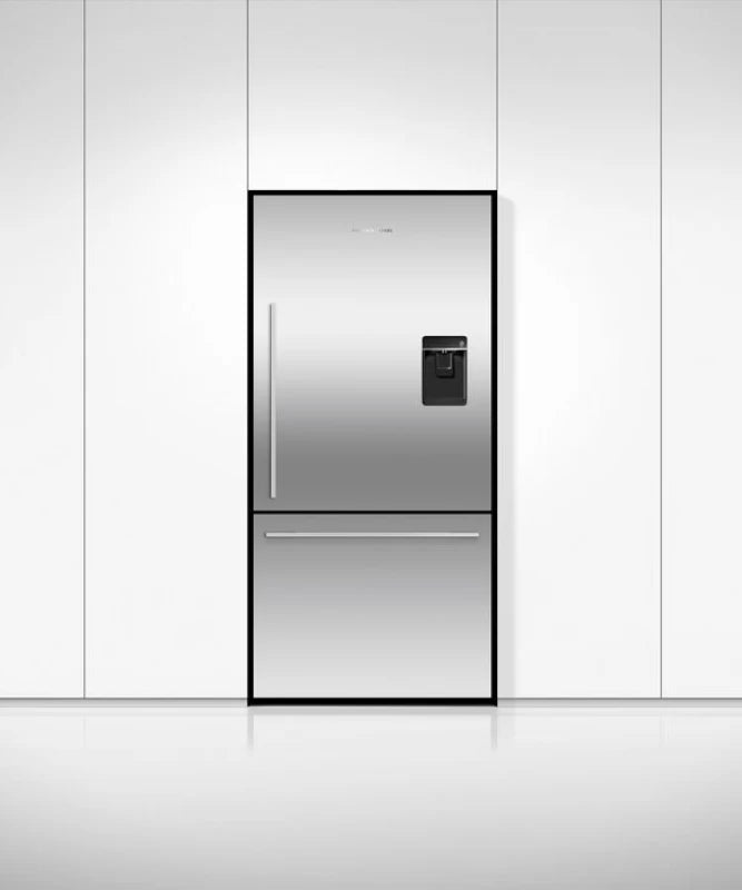Fisher Paykel Freestanding Refrigerator Freezer, 32", 17.1 cu ft, Ice & Water - Stainless Steel (RF170WDRUX5N)