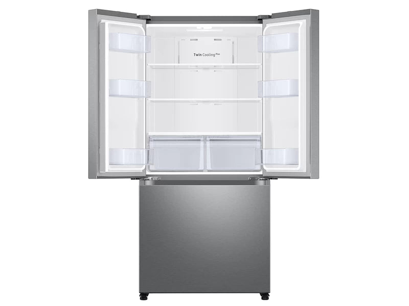 Samsung 18 cu. ft. Smart Counter Depth 3-Door French Door Refrigerator in Stainless Steel - Other (RF18A5101SRAA)