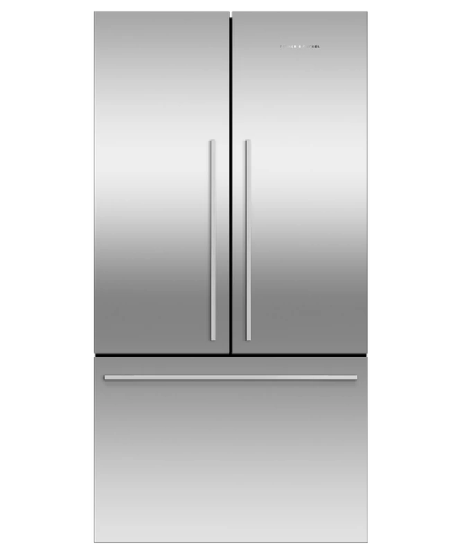 Fisher Paykel Freestanding French Door Refrigerator Freezer, 36", 20.1 cu ft, Ice - Stainless Steel (RF201ADJSX5)