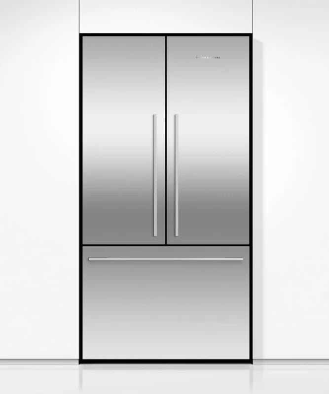 Fisher Paykel Freestanding French Door Refrigerator Freezer, 36", 20.1 cu ft, Ice - Stainless Steel (RF201ADJSX5)