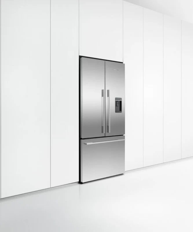Fisher Paykel Freestanding French Door Refrigerator Freezer, 36", 20.1 cu ft, Ice & Water - Stainless Steel (RF201ADUSX5N)
