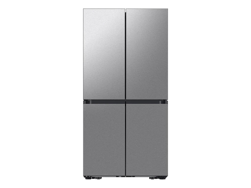 Samsung Bespoke 23 cu. ft. Counter Depth 4-Door Flex™ Refrigerator with Beverage Center™ & Customizable Door Panels in Stainless Steel - Other (RF23DB9600QLAA)