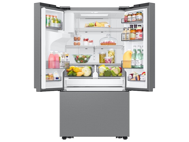Samsung 26 cu. ft. Mega Capacity Counter Depth 3-Door French Door Refrigerator with External Water and Ice Dispenser in Stainless Steel - Stainless Steel (RF27CG5B10SRAA)