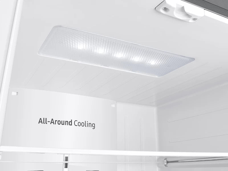 Samsung 27 cu. ft. Large Capacity 3-Door French Door Refrigerator with External Water & Ice Dispenser - Stainless Steel (RF27T5201SR)