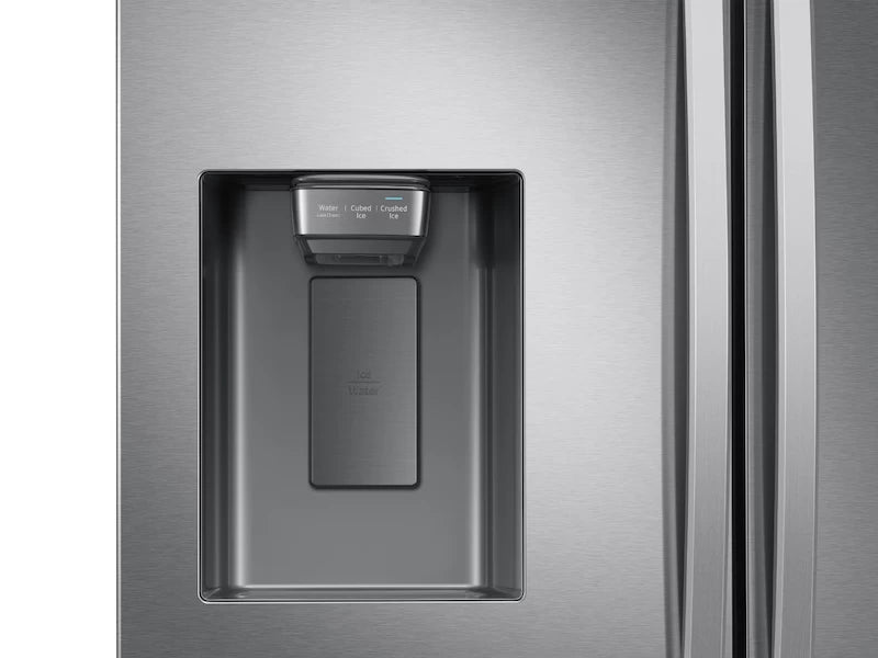 Samsung 27 cu. ft. Large Capacity 3-Door French Door Refrigerator with External Water & Ice Dispenser - Stainless Steel (RF27T5201SR)
