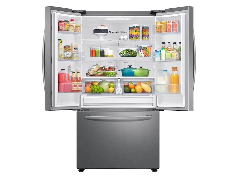 Samsung 28 cu. ft. Large Capacity 3-Door French Door Refrigerator - Stainless Steel (RF28T5001SR)