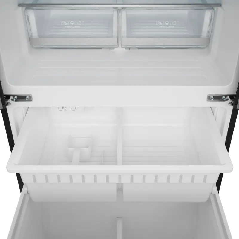 THOR KITCHEN 30 Inch 17.5 Cu Ft French Door Counter Depth Refrigerator With Ice Maker In Black Gordon Ramsay Series - Black (RF3017FFD00)