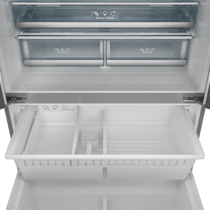 THOR KITCHEN 36 Inch 20.3 Cu Ft French Door Counter Depth Refrigerator With Ice Maker In Stainless Steel Gordon Ramsay Series - Stainless Steel (RF3621CTD99)