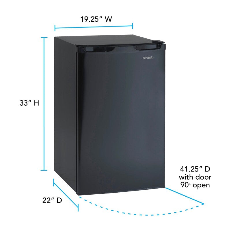 AVANTI Avanti 4.4 cu. ft. Compact Refrigerator - White (RM4406W)
