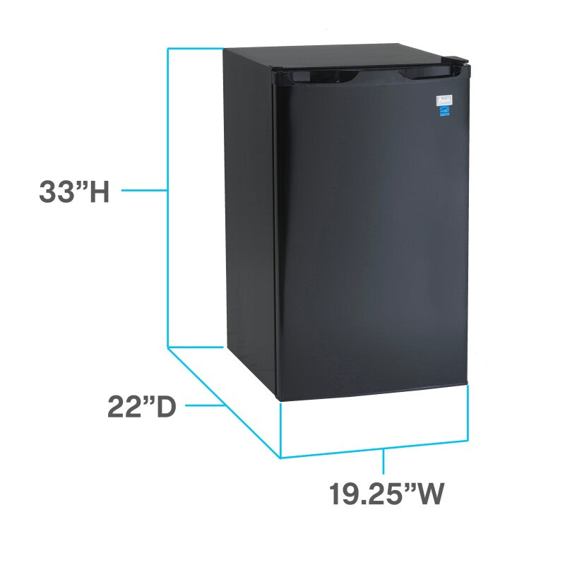 AVANTI Avanti 4.4 cu. ft. Compact Refrigerator - Black / 4.4 cu. ft. -  (RM4416B)