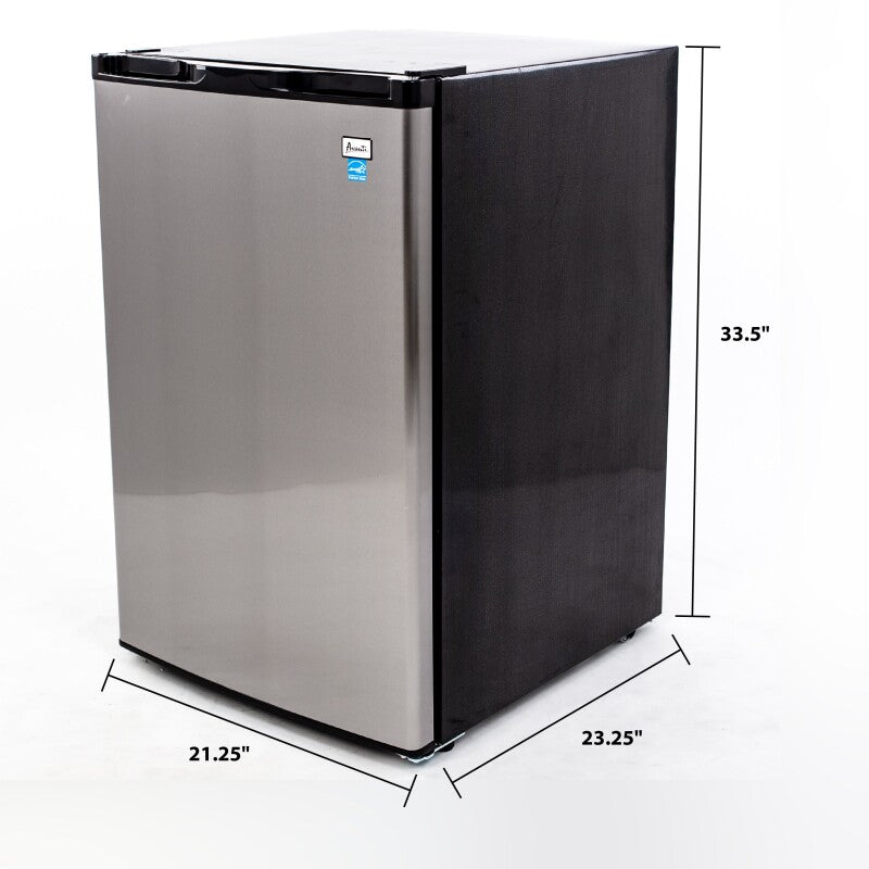 AVANTI Avanti 4.5 cu. ft. Compact Refrigerator - Stainless Steel / 4.5 cu. ft. -  (RMX45B3S)