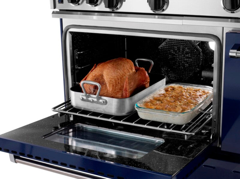 BLUESTAR 48″ Nova (RNB) Series Range with 12″ Griddle & Charbroiler - Stainless Steel (RNB484GCBV2)