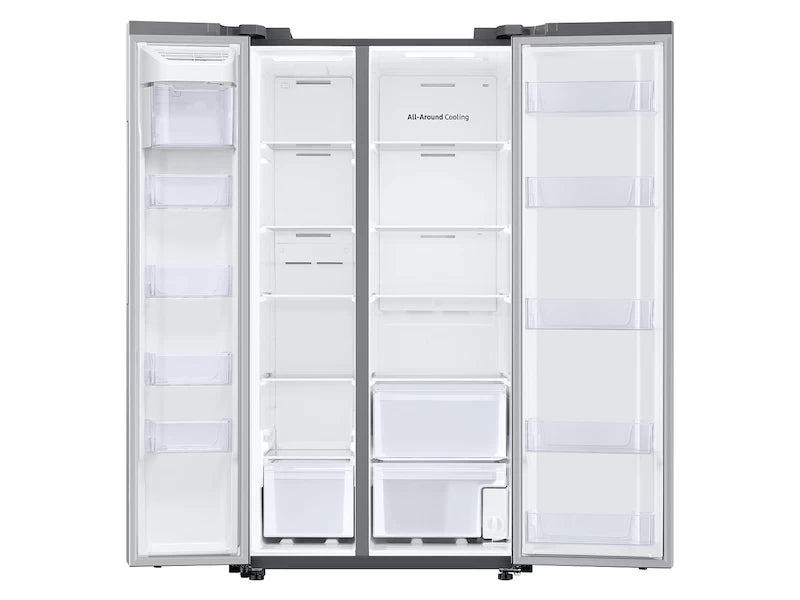 Samsung In-Door Ice Maker | All-Around Cooling | 28 cu.ft. - Fingerprint Resistant Stainless Steel (RS28A500ASRAA)