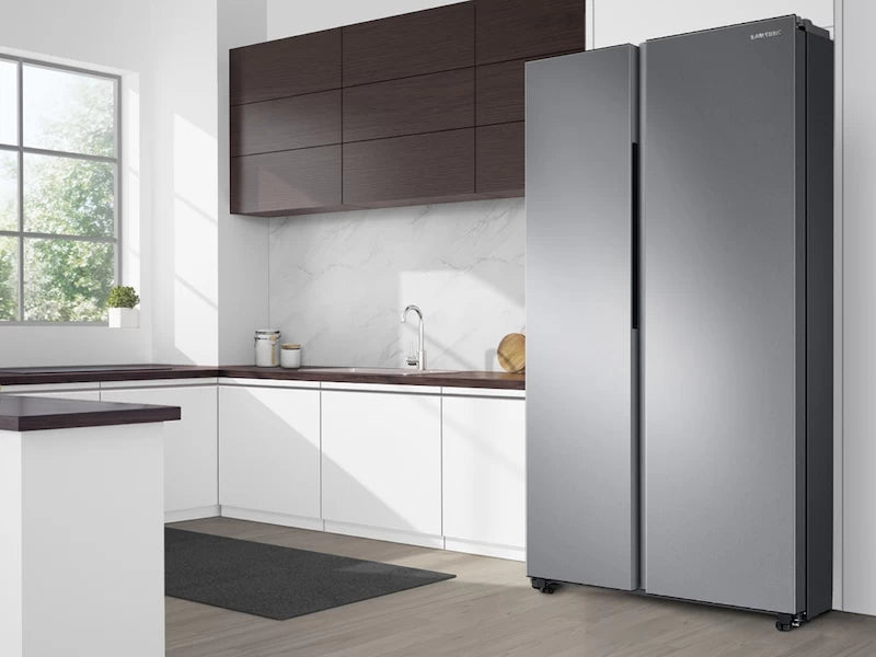 Samsung In-Door Ice Maker | All-Around Cooling | 28 cu.ft. - Fingerprint Resistant Stainless Steel (RS28A500ASRAA)