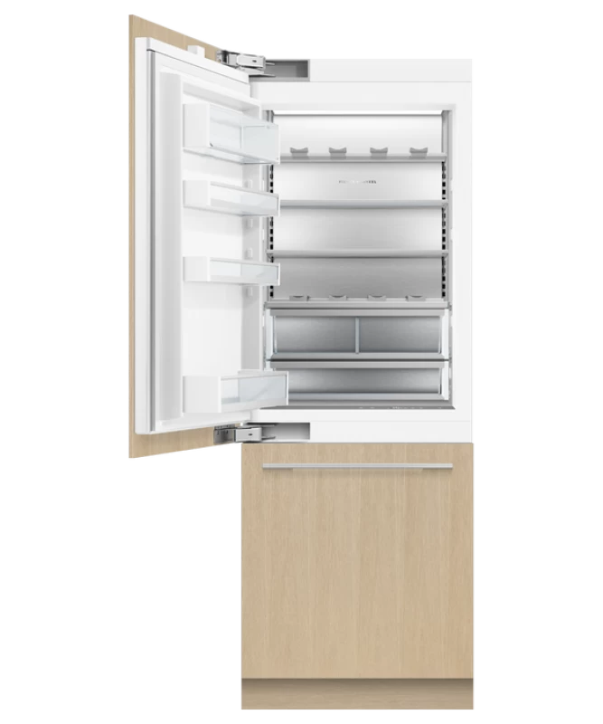 Fisher Paykel Integrated Refrigerator Freezer, 30", Ice & Water - Other (RS3084WLUK1)