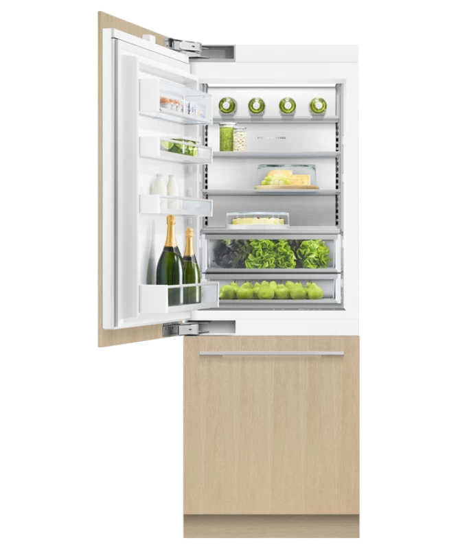 Fisher Paykel Integrated Refrigerator Freezer, 30", Ice & Water - Other (RS3084WLUK1)