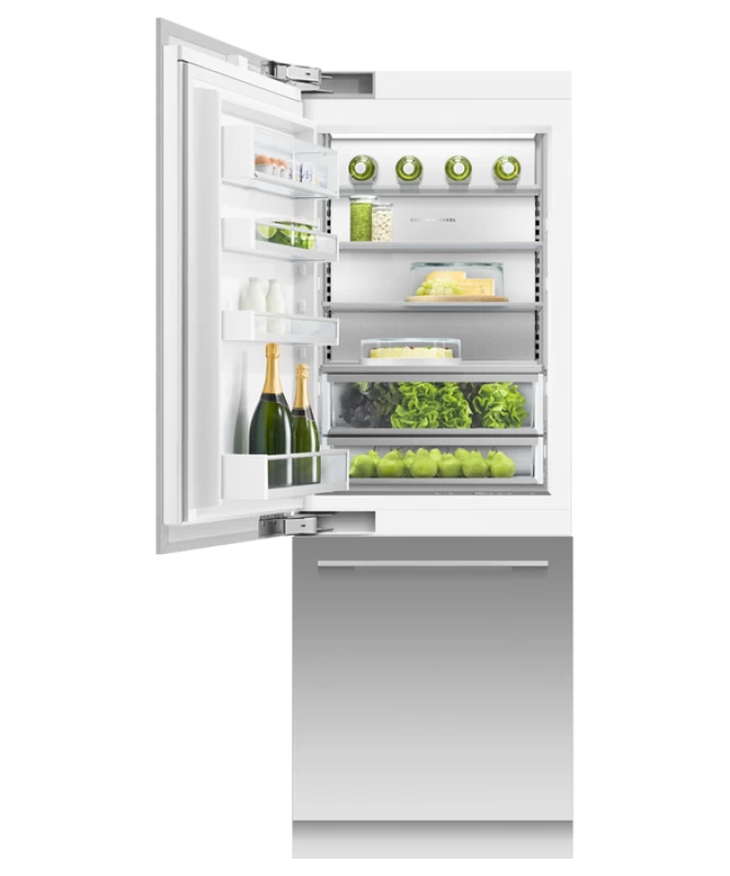 Fisher Paykel Integrated Refrigerator Freezer, 30", Ice & Water - Other (RS3084WLUK1)