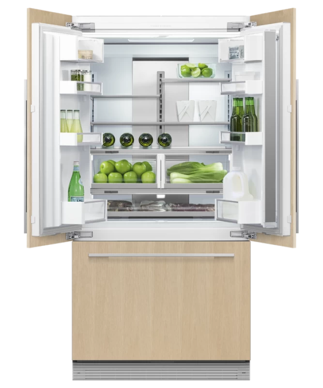 Fisher Paykel Integrated French Door Refrigerator Freezer, 36", Ice - Panel Ready (RS36A72J1N)