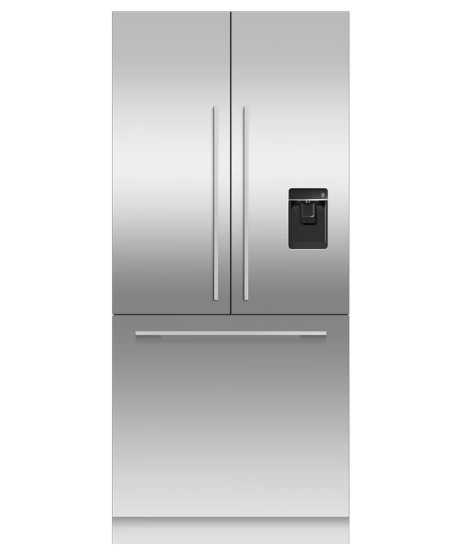Fisher Paykel Integrated French Door Refrigerator Freezer, 36", Ice & Water - Stainless Steel (RS36A80U1N)