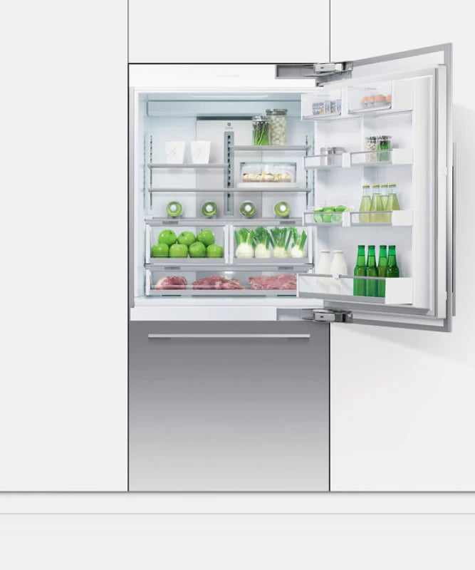 Fisher Paykel Integrated Refrigerator Freezer, 36", Ice, Right Hinge - Panel Ready (RS36W80RJ1N)