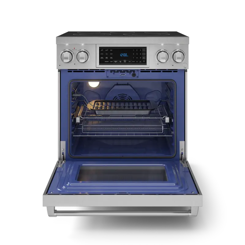 Thor Kitchen 30 Inch Professional Electric Range With Tilt Panel Touch Control In Stainless Steel Gordon Ramsay Series - Stainless Steel (RSE30)