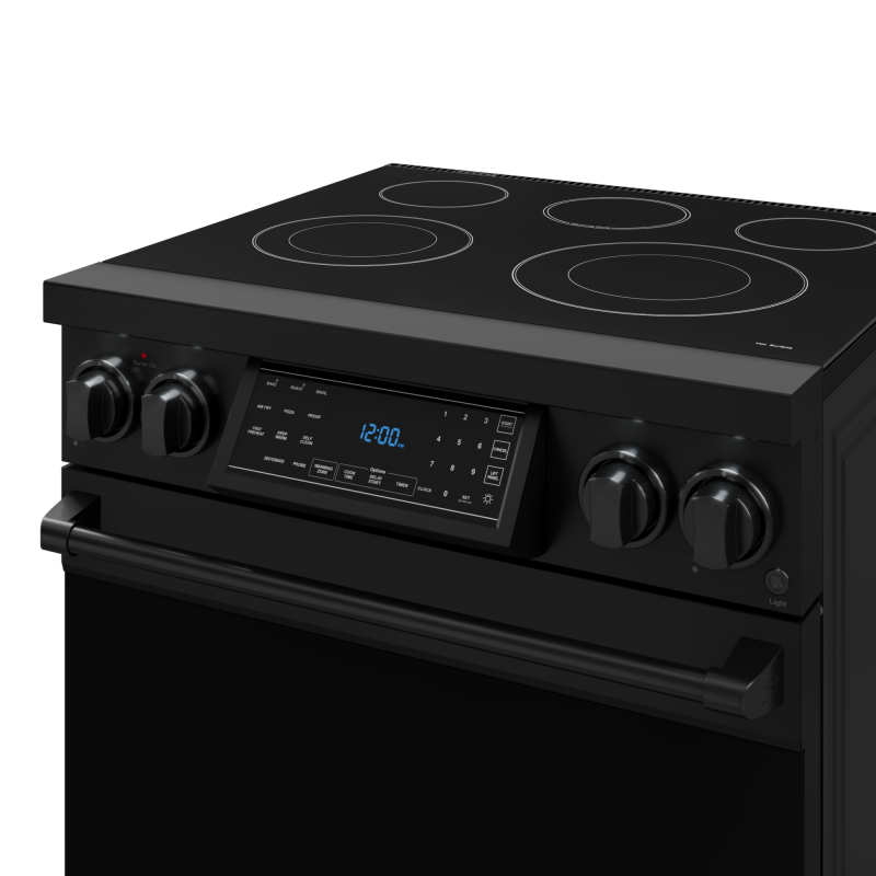 Thor Kitchen 30 Inch Professional Range With Tilt Panel Touch Control Gordon Ramsay Series - Black (RSE30B)