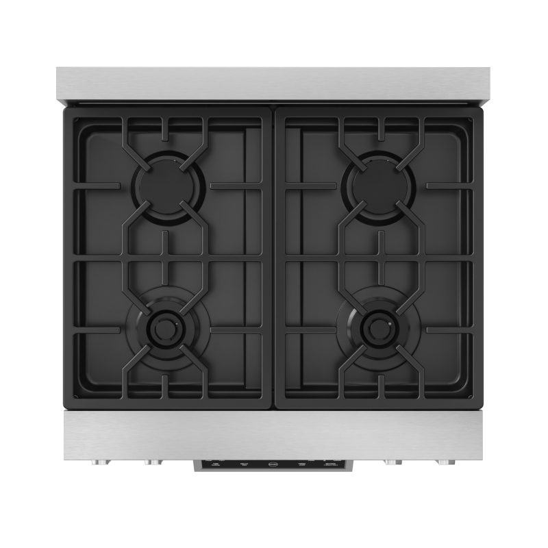 Thor Kitchen 30 Inch Professional Gas Range With Tilt Panel Touch Control In Stainless Steel Gordon Ramsay Series - Stainless Steel (RSG30)