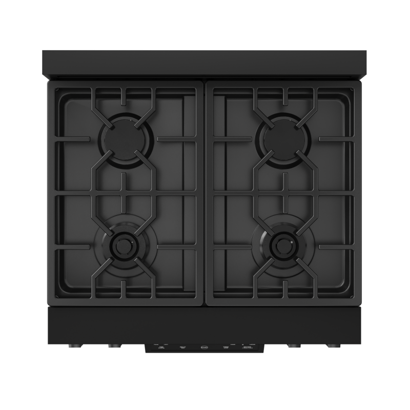 Thor Kitchen 30 Inch Professional Lp Range With Tilt Panel Touch Control In Matte Black Gordon Ramsay Series - Black (RSG30BLP)