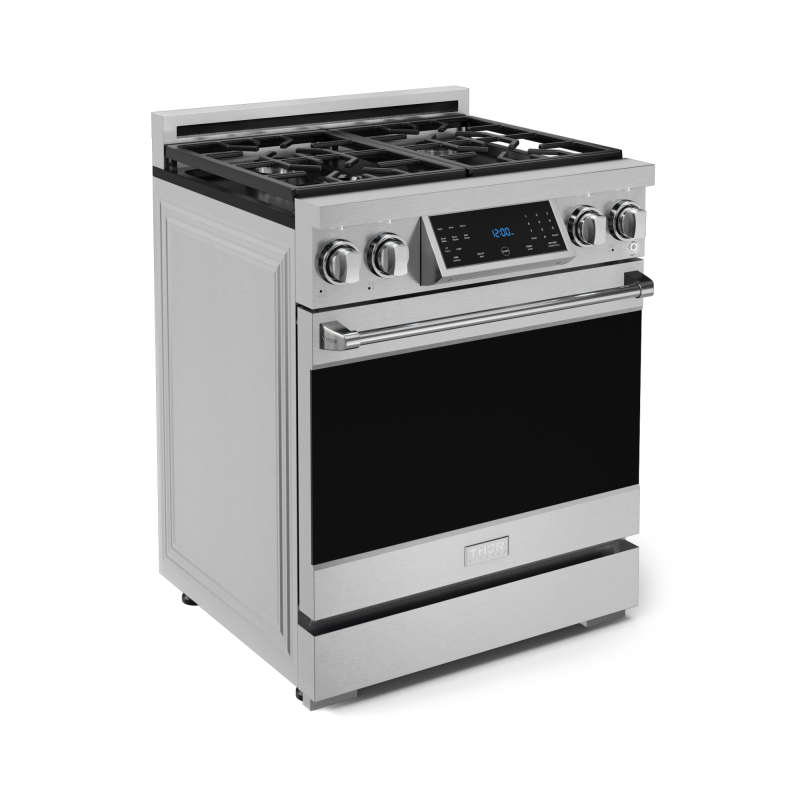 THOR KITCHEN 30 Inch Professional Electric Range With Tilt Panel Touch Control In Black Gordon Ramsay Series Rse30b - Stainless Steel (RSG30LP)